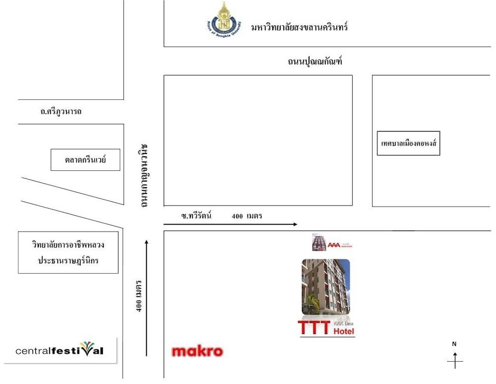 Ttt Hotel Hat Yai Exterior foto