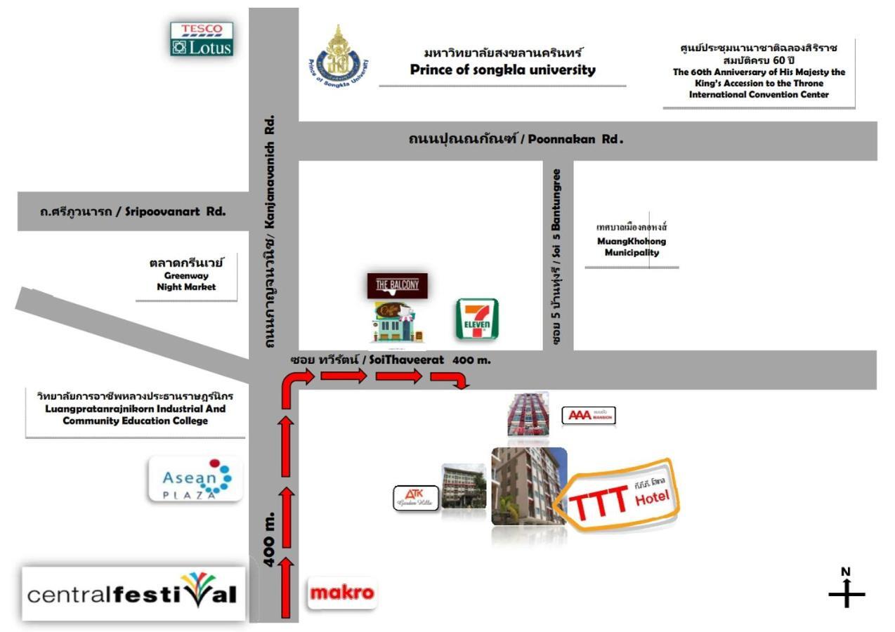 Ttt Hotel Hat Yai Exterior foto